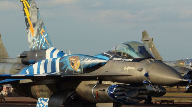 — — - RIAT 18 July 2015br /Hellenic Air Force LM F-16C 523 Zeus