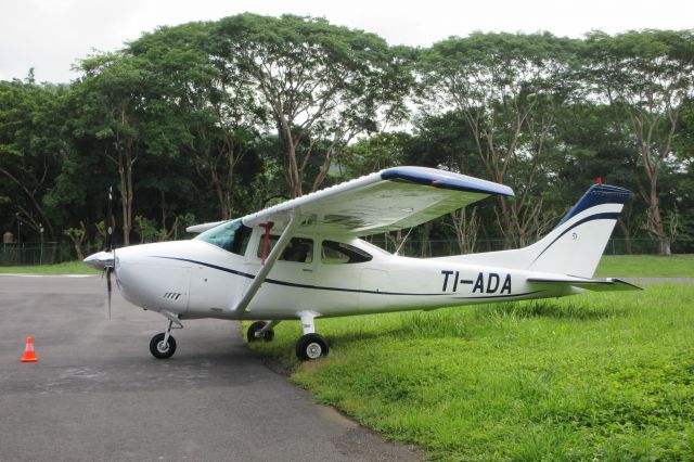 Cessna Skylane (TI-ADA) - Parked at the terminal at Tambor Airport, Costa Rica.