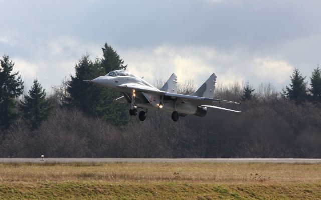 N29UB — - Mig-29UB From Historic Flight at Paine Field Everett WA landing at Paine Field after a test flight.