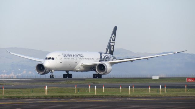 Boeing 787-9 Dreamliner (ZK-NZC) - Ex-Boeing test aircraft ZK-NZC flexing her wings in preparation of flight on a clear, clear day.