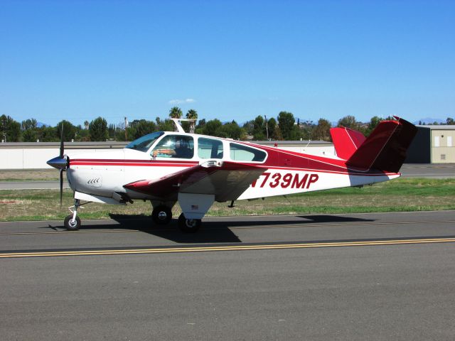 Beechcraft 35 Bonanza (N739MP) - Taxiing to RWY 6