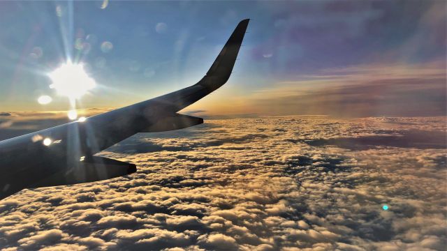 Airbus A320neo (G-TTNH) - Descending into a cloudy Copenhagen on BA812.  My first NEO!