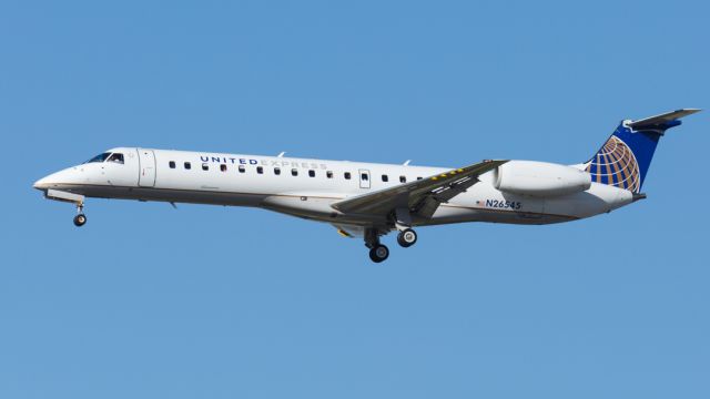 Embraer ERJ-135 (N26545) - ASQ3963 KJAN-KORD - 12 October 2015