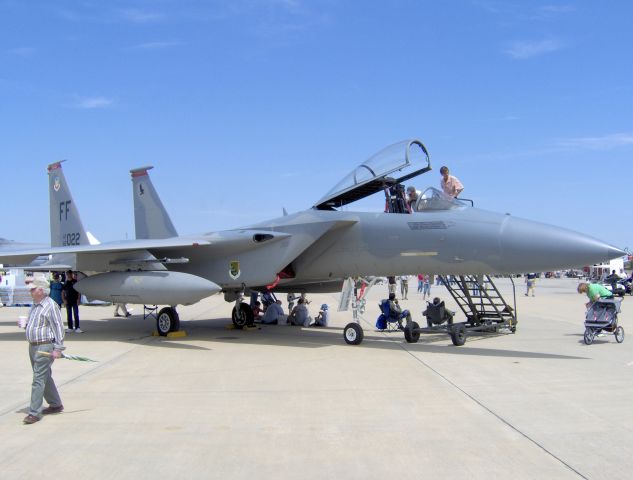 McDonnell Douglas F-15 Eagle (82-0022) - At Barksdale Air Force Base.