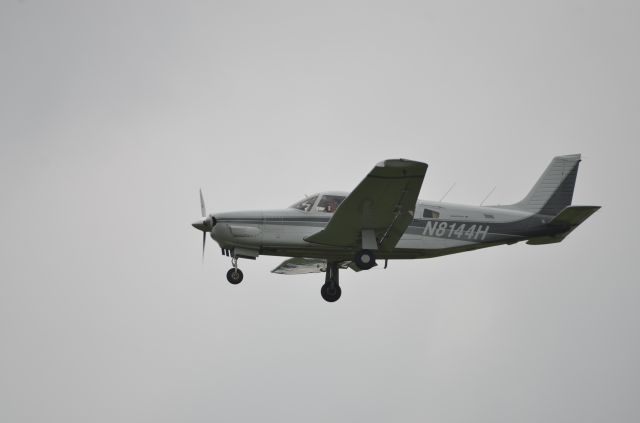 Piper Saratoga/Lance (N8144H) - Final approach to runway 36 at Oshkosh Airventure 2018