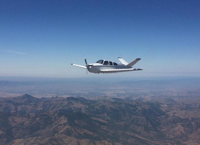 Beechcraft 35 Bonanza (N35XL) - Five-X-ray-Lima enroute to L45 @ 7,500ft.