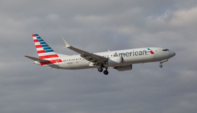 Boeing 737 MAX 8 (N308RD) - Landing at Miami International on the afternoon of the 21st of January, 2019. 
