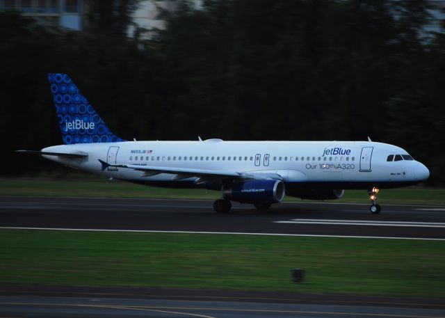 Airbus A320 (N655JB) - Blue 100