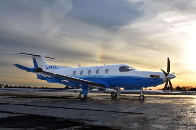 Pilatus PC-12 (N755AF)