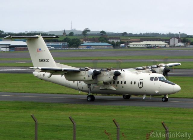 De Havilland Canada Dash 7 (N566CC) - Crook 47 passing through on the 17th of July 2012.