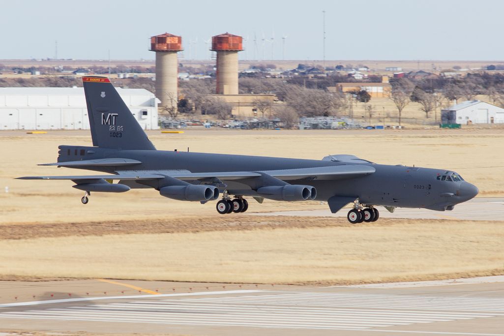 60-0023 — - Boeing B-52 visiting Amarillo for a couple of touch and goes