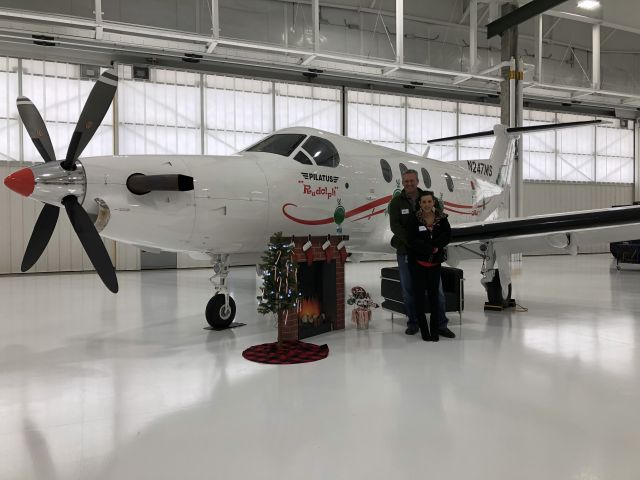 Pilatus PC-12 (N247MS) - Merry Christmas