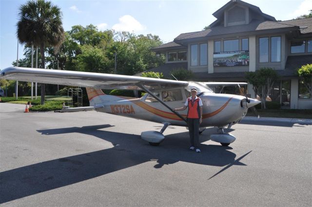 Cessna Skyhawk (N372SA) - Leaving Hilton Head Airport for Anderson, SC (Home)