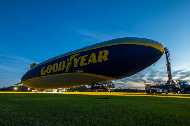 Unknown/Generic Airship (N3A) - N3A "Wingfoot Three" is seen moored at Goodyear's Wingfoot Lake Airship Base near Akron, Ohio.