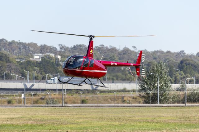 Robinson R-44 (VH-FOA) - Canberra Helicopters (VH-FOA) Robinson R44 operating joy flights at the 2018 Canberra Airport open day