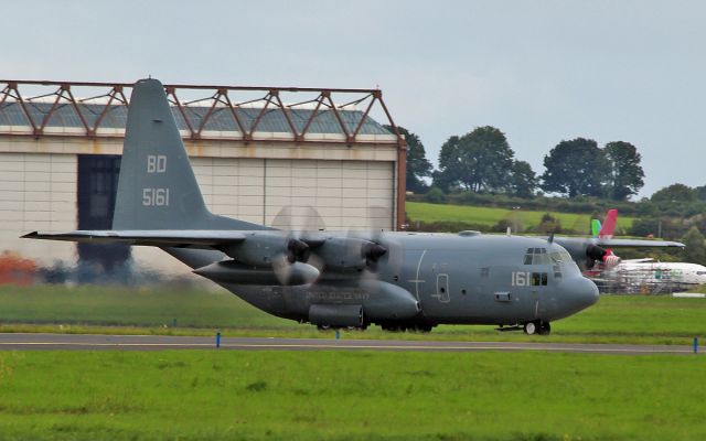 Lockheed C-130 Hercules (16-5161) - usn c-130t 165161 dep shannon 3/9/15.