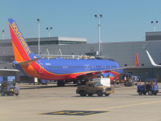 Boeing 737-800 (N8601C) - Not the best quality, but a SWA 738 at MDW!