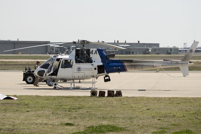 Eurocopter AS-350 AStar (N3944A) - Undergoing some unexpected maintenance after a stop-over. September 2013