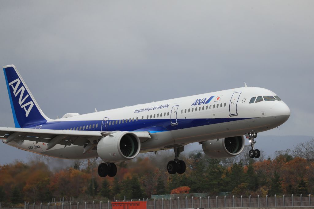 Airbus A321 (JA133A) - October 26th 2019:ITM-HKD.