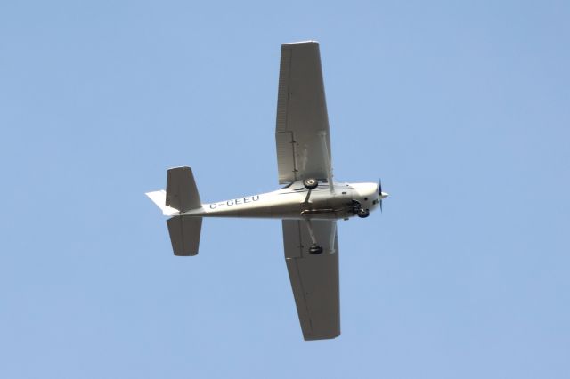 Cessna Commuter (C-GEEU) - C-GEEU Cessna 152-M Altitude 512 Mètres Vitesse 144 Km/H. Survolant le fleuve St-Laurent QC. à Lavaltrie le 14-03-2024 à 16:32