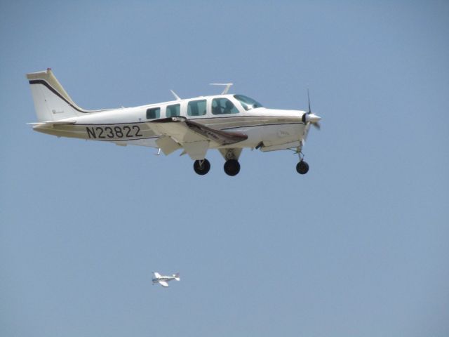 Beechcraft Bonanza (36) (N23822) - Landing RWY 20R