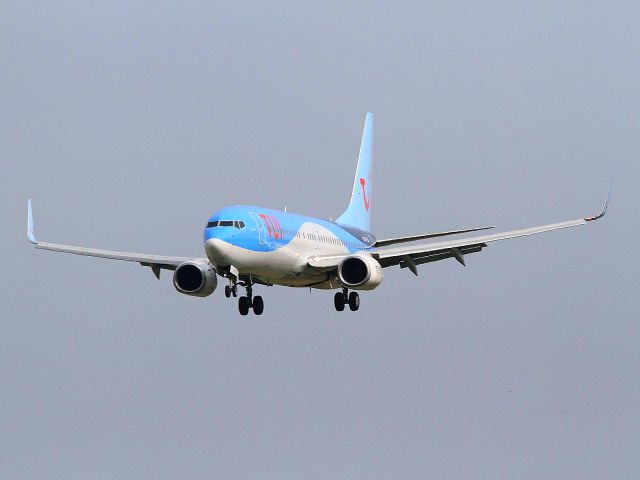 Boeing 737-800 (OO-TUV) - From Int'l Corfu Greece LGKR.