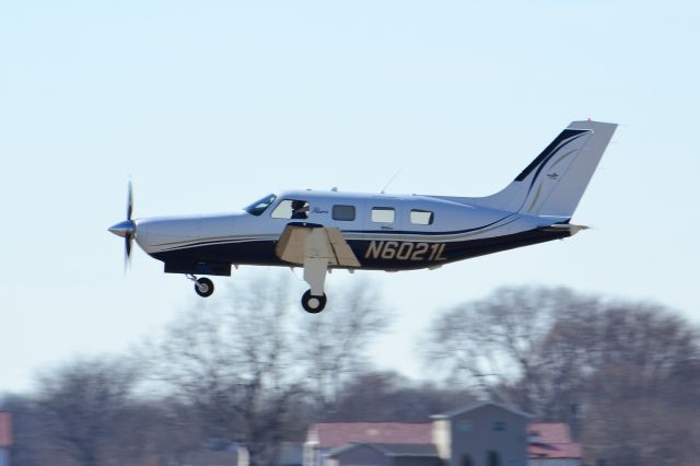 Piper Malibu Mirage (N6021L) - Plane spotting 2-29-2020