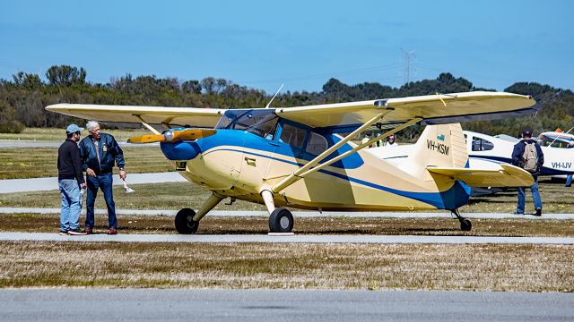 Piper 108 Voyager (VH-KSM) - Stinson 108 Voyager. VH-KSM Serpentine airfield YSEN September 2016.