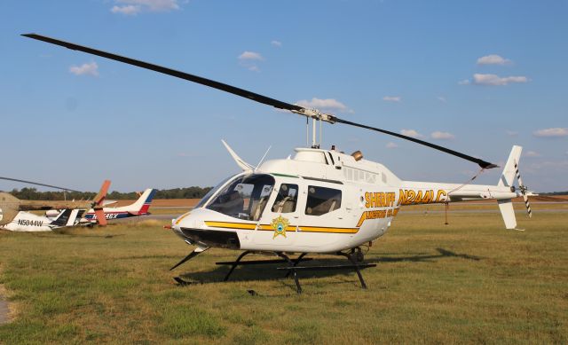 N244LC — - A Bell OH-58A Kiowa, belonging to the Limestone County, AL, Sheriffs Department at Pryor Field Regional Airport, Decatur, AL - September 22, 2016.