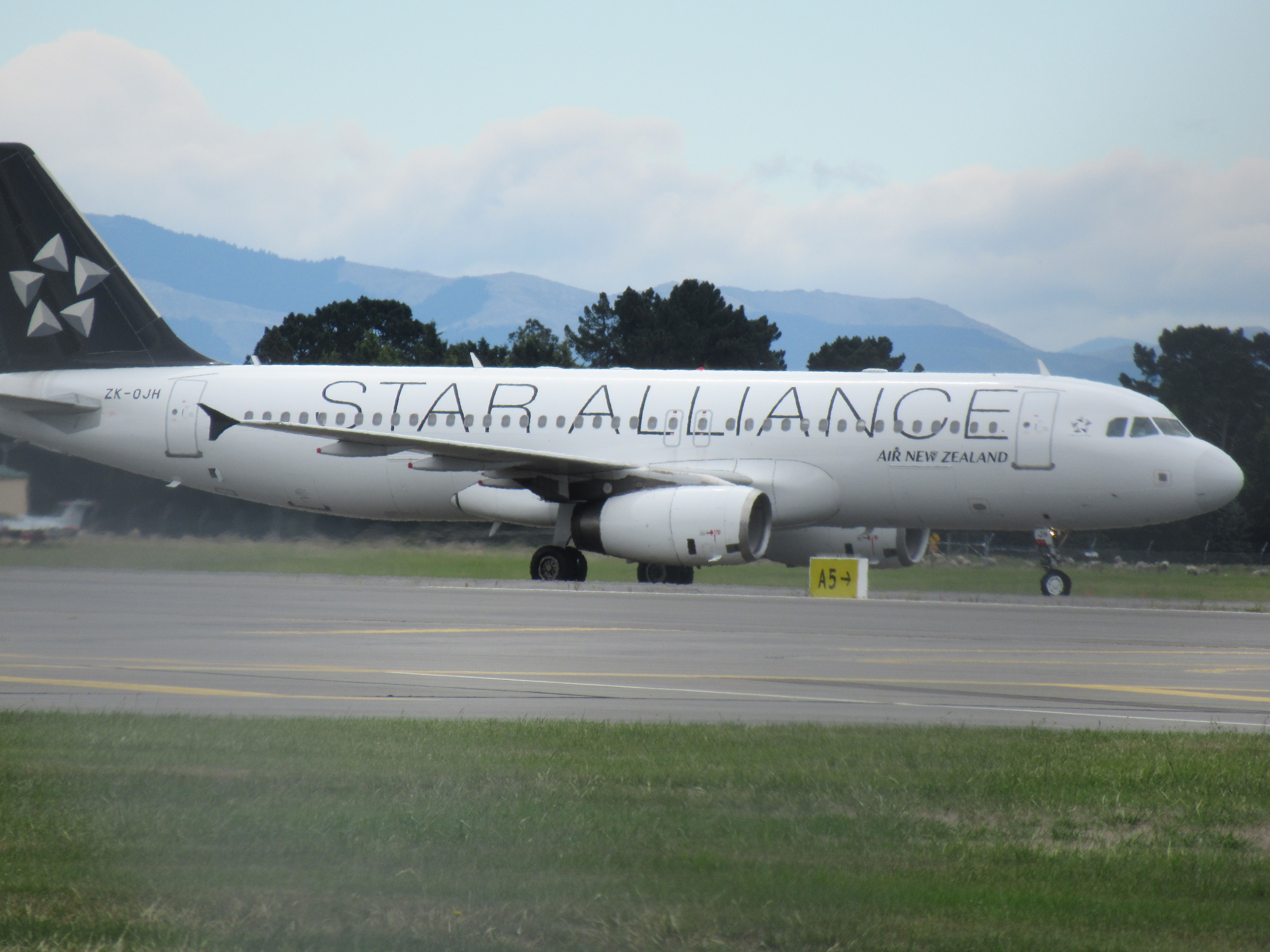 Airbus A320 (ZK-OJH) - Star Alliance Livery