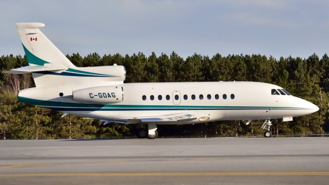 Dassault Falcon 900 (C-GOAG) - Owned by Sunwest Aviation.