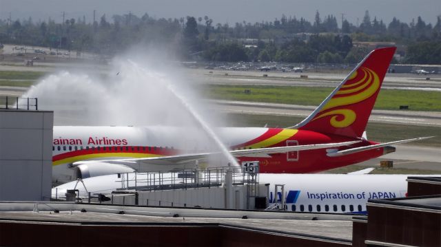 Boeing 787-8 (B-2759) - B-2759 Hainan Airlines Boeing 787-8 Dreamliner - cn 38056 / ln 274br /First Flight * Mar 2015br /Age 0.3 Yearsbr /2015-06-15 HU7989 Beijing (PEK) San Jose (SJC) 15:08-->Landed 11:43br /中国海南航空，北京飞圣何塞，首航，第一次在圣何塞SJC降落。