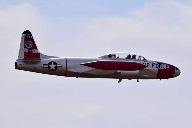 N133KK — - Canadair CT-133 in USAF T-33 livery at KFEP.  Low pass on arrival for annual, 4-2-2023