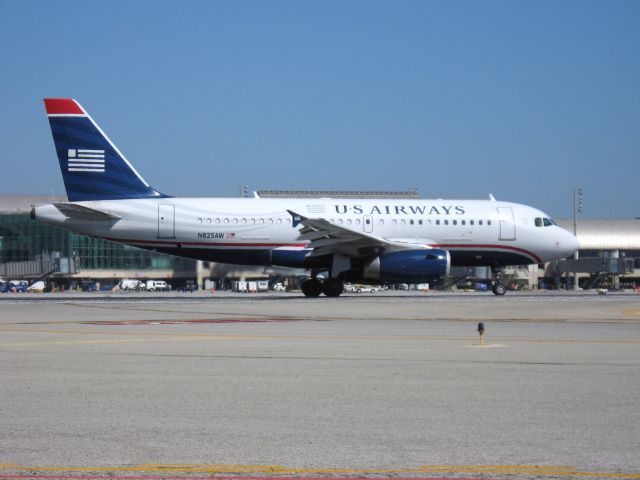 Airbus A319 (N825AW) - Holding on RWY 19R