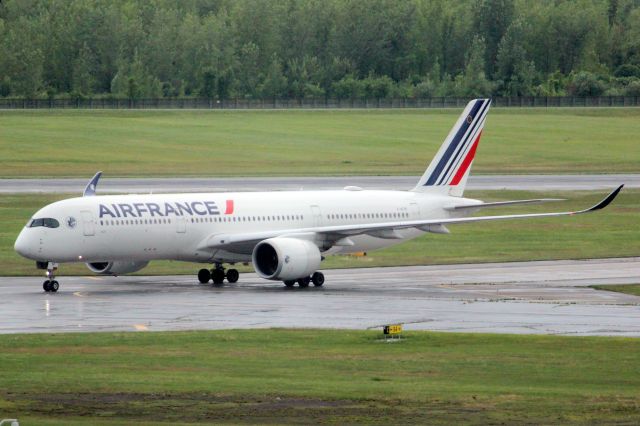 Airbus A350-900 (F-HTYP) - Taxiing to Gate 63 on 29-Jun-24 operating flight AFR344 from LFPG.