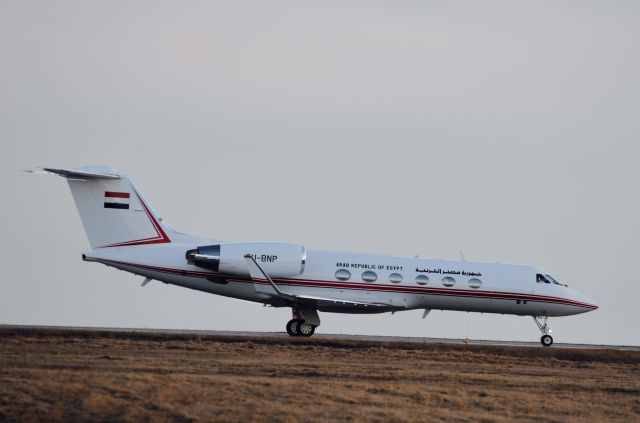 Gulfstream Aerospace Gulfstream IV (SU-BNP) - Egyptian Government jet enroute to Paris, FR, originating in St. Louis, Illinois.