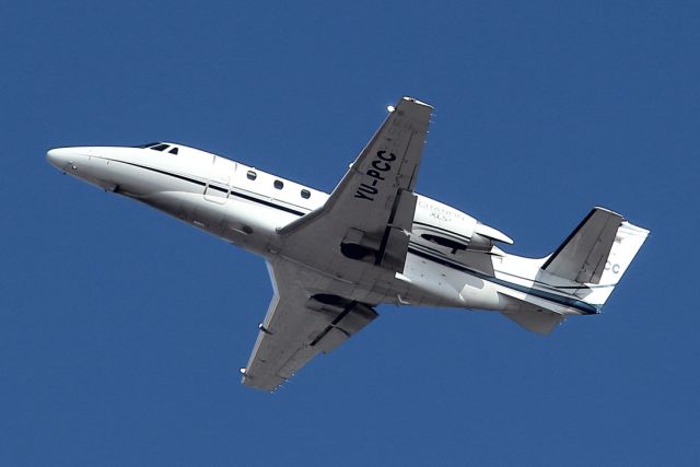 Cessna Citation V (YU-PCC) - 21/12/2020 :  Flight to Dubai (DXB) after T/O from runway 26.