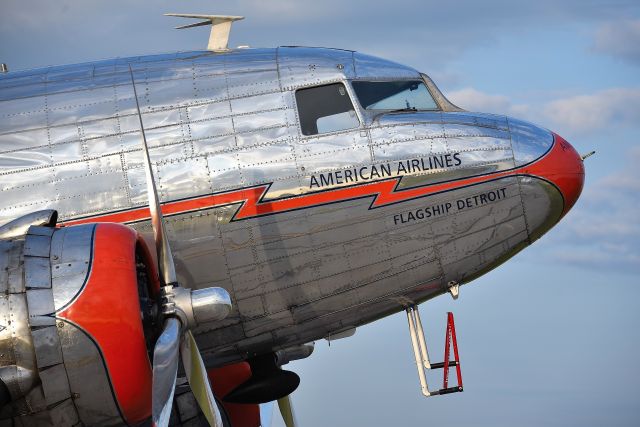 Douglas DC-3 (NC17334) - DAY Airshow 07-22-23. What a classic profile.