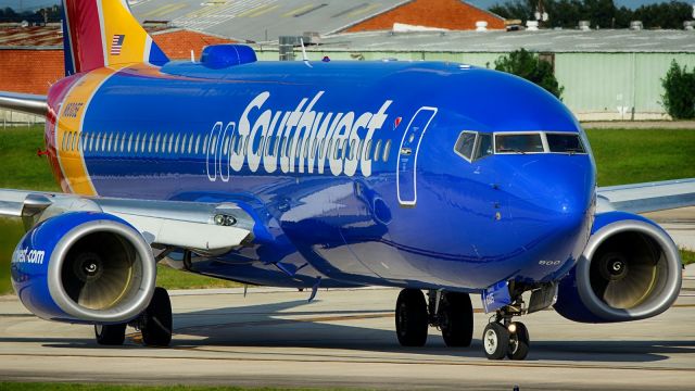 Boeing 737-800 (N8305E) - Exiting 4 after arrival.