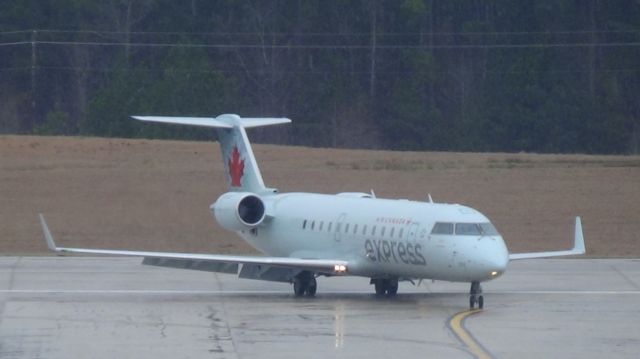 Canadair Regional Jet CRJ-100 (C-FWRT) - Air Canada 7317 arriving from Toronto at 3:12 P. M.    Taken March 19, 2015.