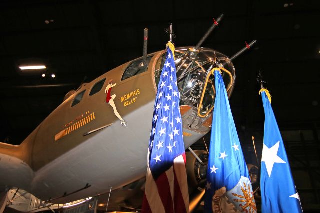 Boeing B-17 Flying Fortress (4124485) - The iconic US Army Air Forces Boeing B-17F Flying Fortress bomber was unveiled to the public at the National Museum of the United States Air Force today, 17 May 2018, on the 75th anniversary of the crew’s 25th mission over Europe. The museum was packed with spectators witnessing history, many of them veterans themselves. It was a remarkable honor and privilege to attend this special event.