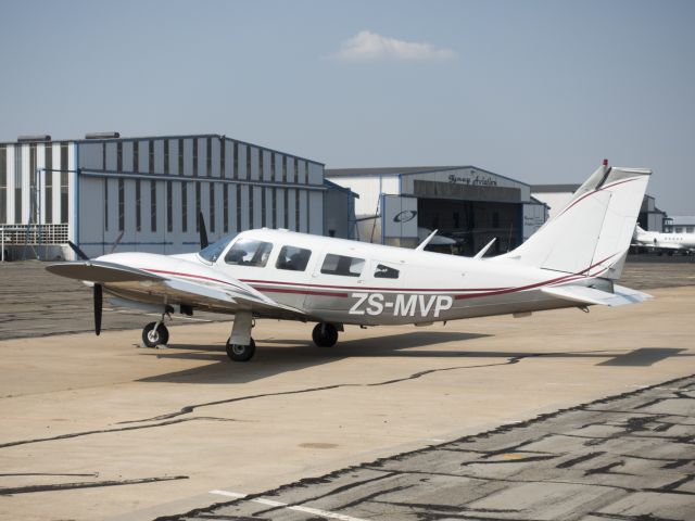 Piper Seneca (ZS-MVP) - At Lanseria, South Africa. 17 JAN 2017