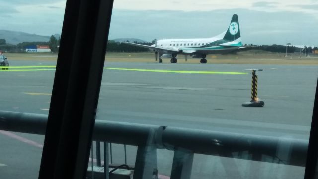 CONVAIR CV-580 (ZK-CIF) - At nzch when air chathams convair cv-too came in.