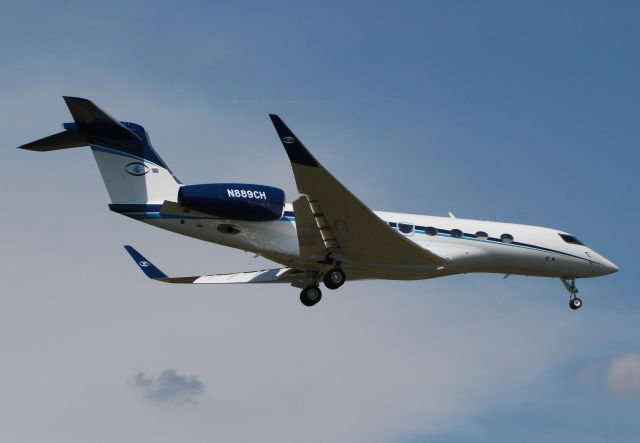 Gulfstream Aerospace Gulfstream G650 (N889CH) - CREDIT: JACK WINGROVEbr /URL: https://www.flickr.com/photos/mooneyman_jack/52018580402/in/photostream/