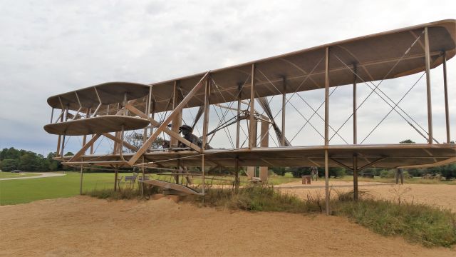 — — - Where it all started... Kill Devil Hills, NC   Wright Brothers Memorial