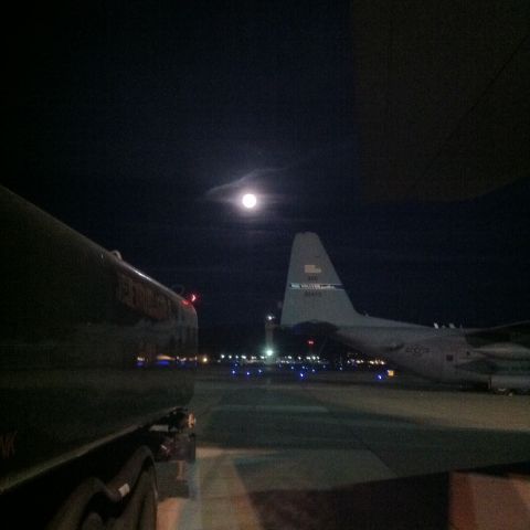 Lockheed C-130 Hercules (79-0473) - Reno moonlight over C-130 High Rollers 