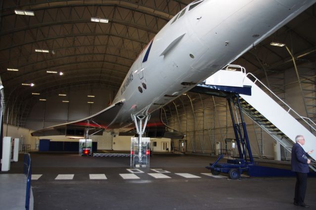 Aerospatiale Concorde (G-BOAC) - Concorde G-BOAC at Manchester