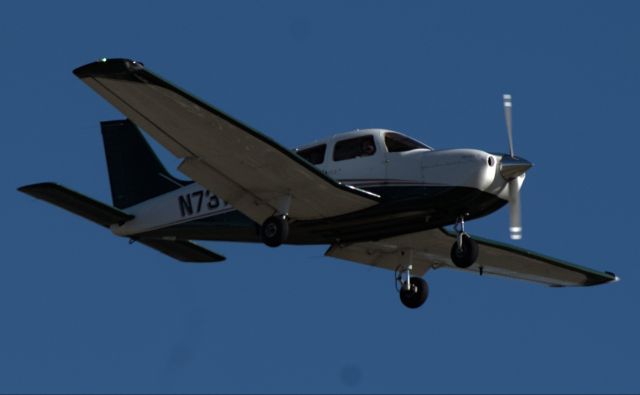 Piper Cherokee (N731ND) - LANDING ON RUNWAY 23 br /2/11/23 