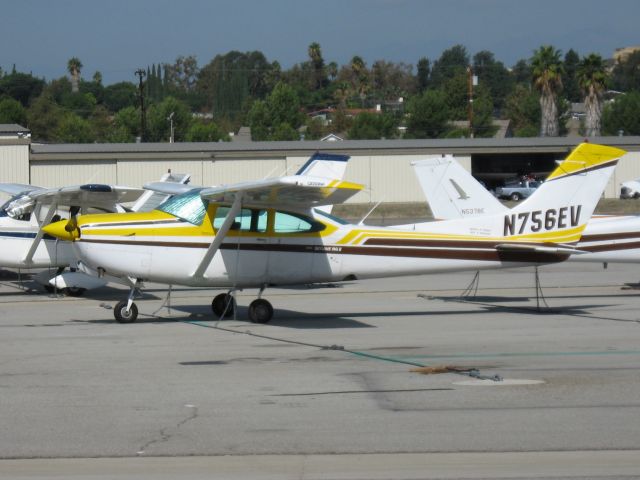 Cessna Skyhawk (N756EV) - Parked at Fullerton