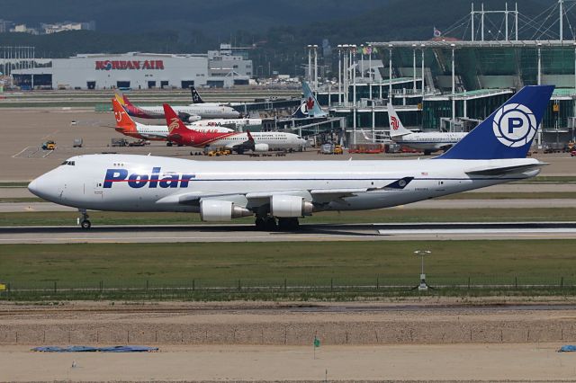 Boeing 747-400 (N450PA) - N450Pa departing RKSI for VHHH as PO927 on August 9th, 2019.